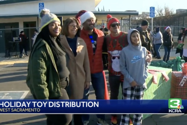 Holiday Toy distribution in west sacramento KCRA 3 news