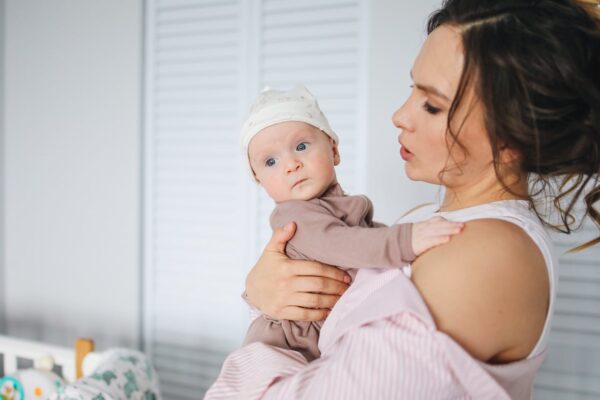 Mom with baby